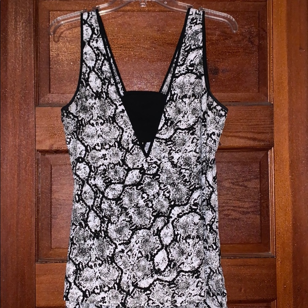 Express “bandeau” type cut out tank top